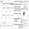 Meta Facia Profile Diagram with available fascia's and sizes.