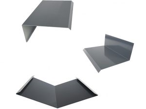 an image displaying some standard steel flashings